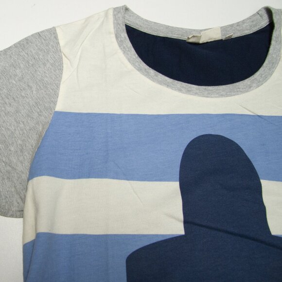 House Industries x Uniqlo Striped India Ink Bottle Typography TShirt Font Nerd L - Picture 6 of 9